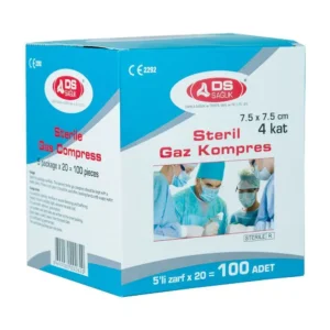 Ds Steril Gaz Kompres 7.5 X 7.5-100 Adet (20 Paket 5'Li)