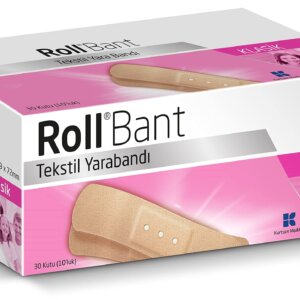 Roll Bant Klasik 10'Lu 30 Kutu Tekstil Yara Bandı