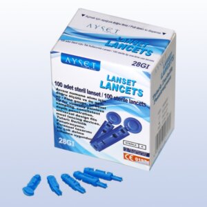 Ayset Lanset (Parmak Delme İğnesi) 100 adet
